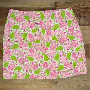 Lilly Pulitzer "Pink Tiger Paisley" A-Line Mini Skirt